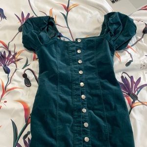 Corduroy Button-down Dress.